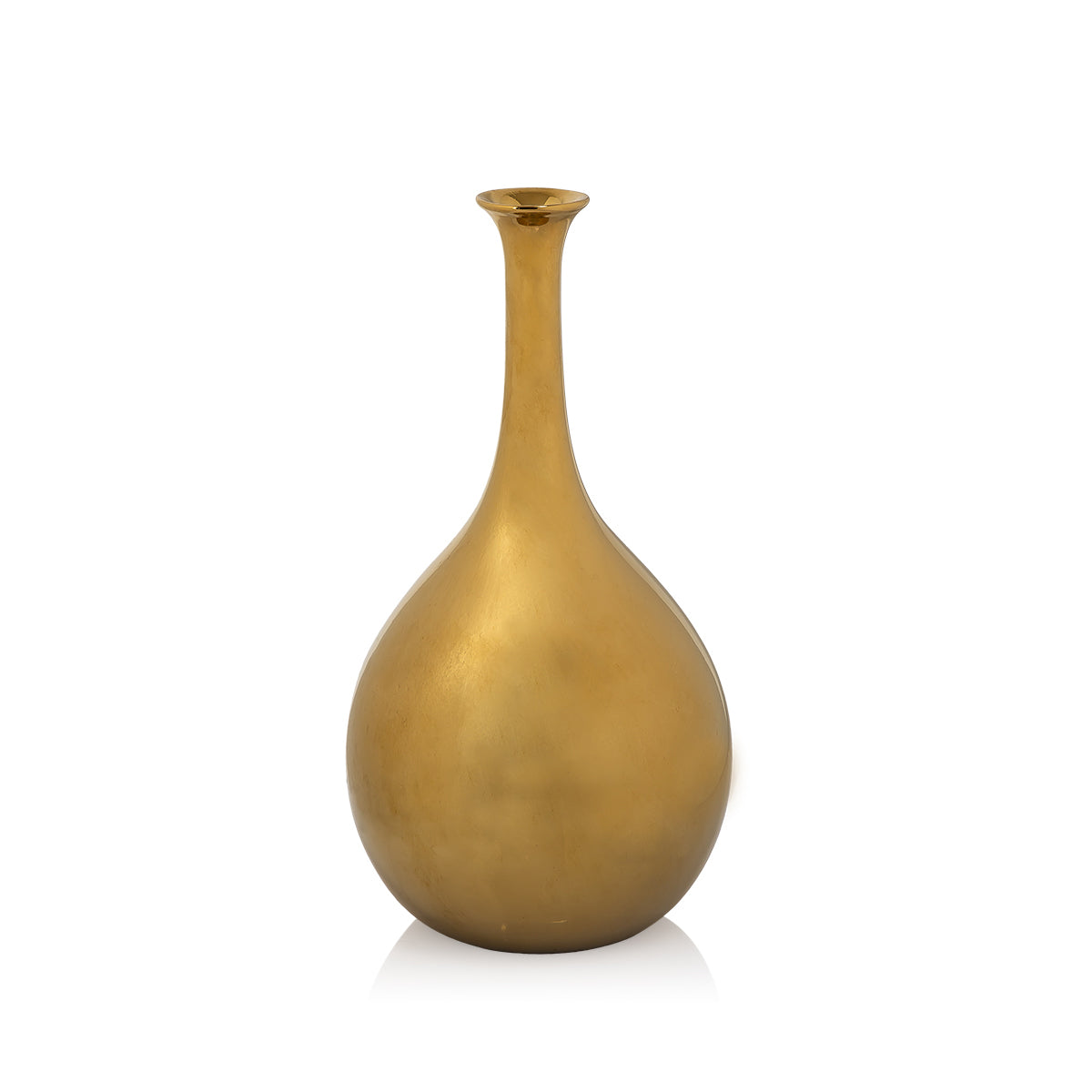 Golden Teardrop Vase INVHOME